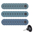 thumbnail image 1 of 31 Pcs Disques Abrasifs 2 Pouces 50mm Disques à Rabat 40 Grains, 60 Grains, 80 Grains, 1 of 5