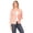 Pink, variant on Moa Collection Women's Solid Casual Office Work Long Sleeve Open Front Blazer Jacket