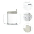 thumbnail image 6 of QUMONIN Adult Sippy Cup, 2 Handle Plastic Mug with Lid, Spill-Resistant Drinking Cup, 6 of 6