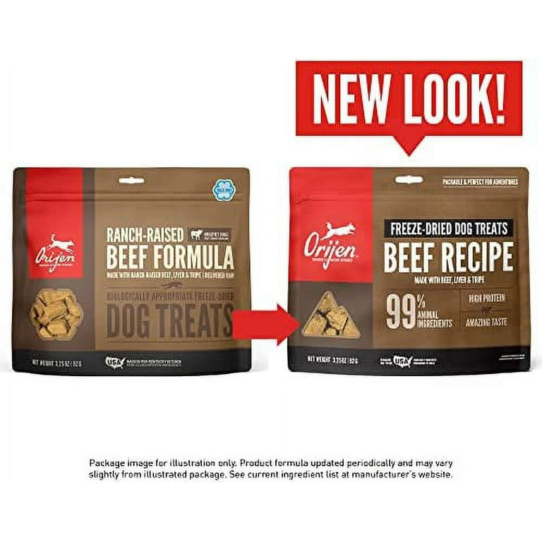 ORIJEN Ranch-Raised Beef Formula Grain-Free Freeze-Dried Dog Treats ORIJEN Ranch-Raised Beef Formula Grain-Free Freeze-Dried Dog Treats