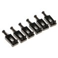 thumbnail image 1 of 6x Sillines de Puente de Ahorro de Cuerdas Cóncavas para Piezas de Guitarra Eléctrica Yuyangstore Negro, 1 of 8