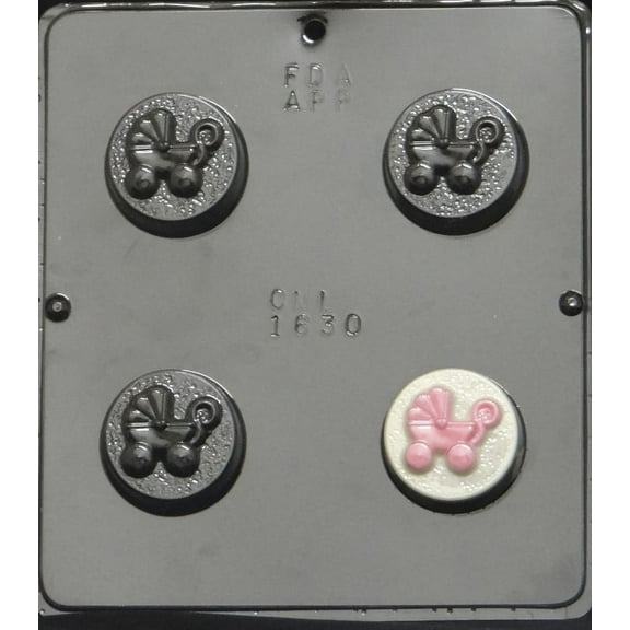 1630 Baby Carriage Oreo Cookie Chocolate Candy Mold