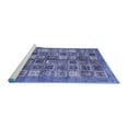 thumbnail image 2 of Ahgly Company Machine Washable Indoor Rectangle Abstract Blue Modern Area Rugs, 8' x 10', 2 of 4