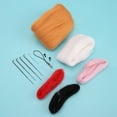 thumbnail image 4 of Material Bag, Doll Needle Felting, Durable Animal Needle Felting, Needle Felting, For Children Festival Decor Adult Home, 4 of 8