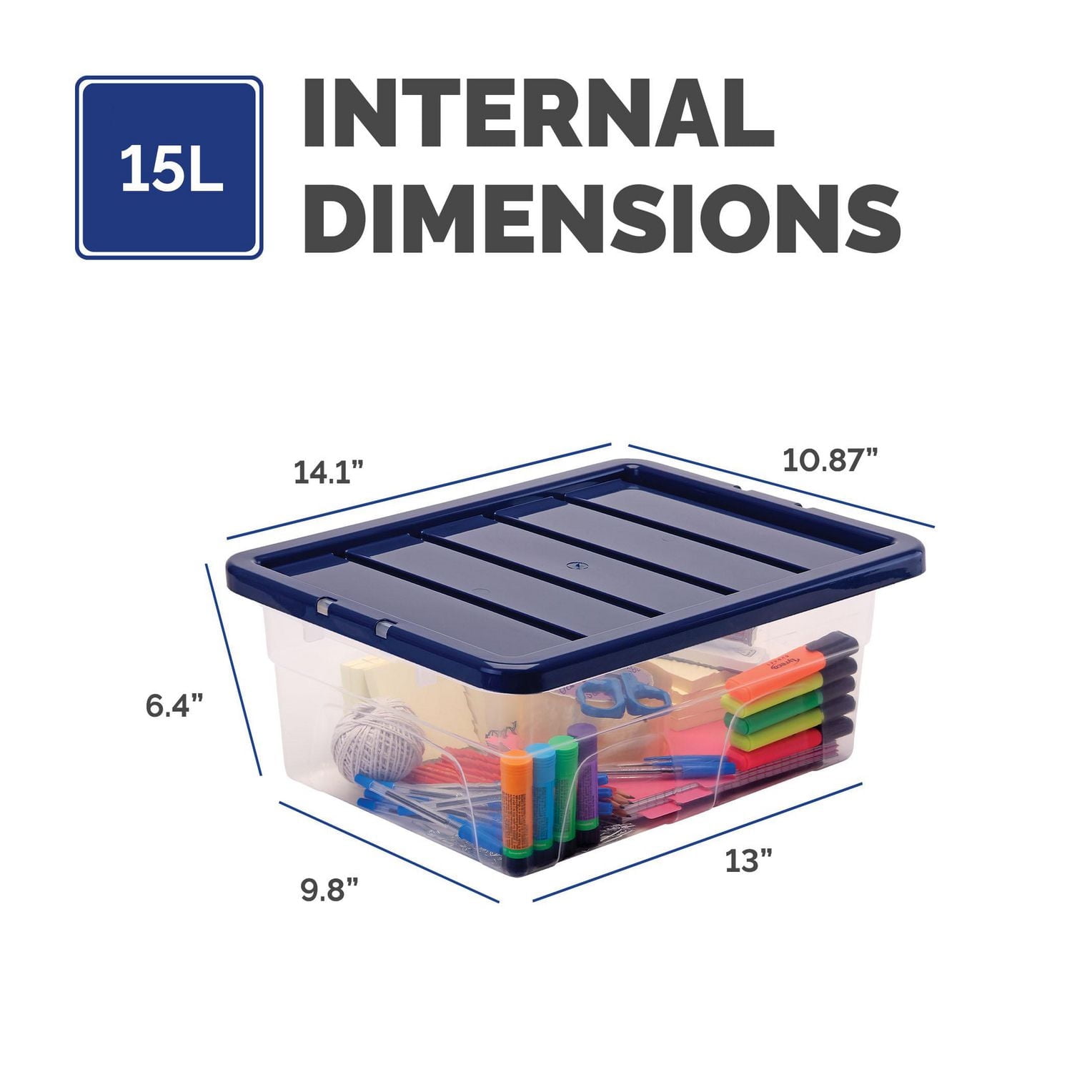 Caisse emboîtable Bankers Box 15L