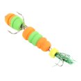 thumbnail image 2 of 4PCS 75mm Acero de Alto Carbono Amarillo Verde Forma de Cucurbitáceas Espuma Artificial Cebos de Pesca Suaves Señuelos Accesorio de Aparejos con GanchoAmarillo Verde 4PCS, 2 of 8