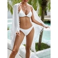 thumbnail image 2 of Swimsuit Cover Ups for Women Beach Wrap Skirt Chiffon Sarong Dress Pareo Wrap with Tassels, 2 of 6