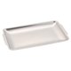 thumbnail image 1 of Plato de acero inoxidable Plato rectangular Decoración artesanal Plato de barbacoa Plato de merienda de comida occidental Plato plano, fácil de limpiar, 1 of 5