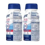 Ensure Plus Meal Replacement Nutrition Shake, Milk Chocolate, 16g Protein, 8 fl oz - 6 Pack