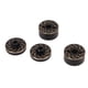 thumbnail image 4 of Contrapeso del eje delantero y trasero de control remoto, latón de alta resistencia, piezas mejoradas de coche RC para coches Traxxas 1/18 RC, negro y dorado, 4 of 14
