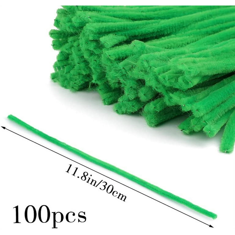 100 Pieces Pipe Cleaners Chenille Stem, Solid Color Pipe Cleaners Set for Pipe  Cleaners DIY Arts Crafts Decorations, Chenille Stems Pipe Cleaners (Green)  - Yahoo Shopping