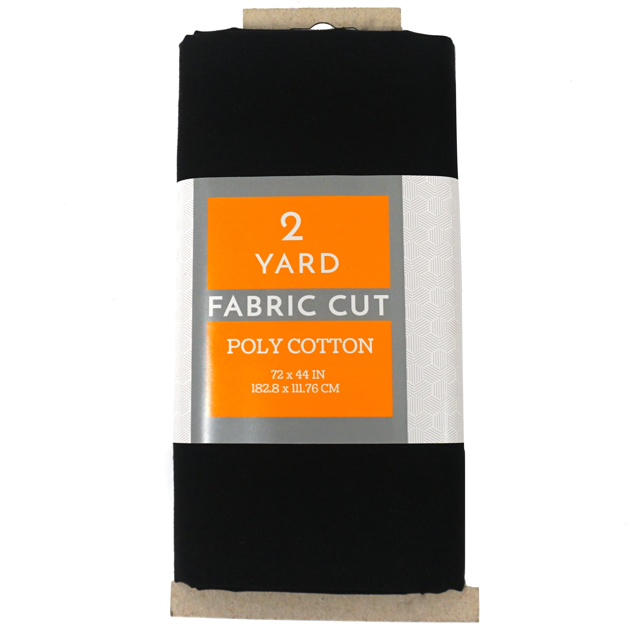 Fabric Cut Polycotton Black 2 yd Fabric