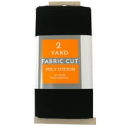 Fabric Cut Polycotton Black 2 yd Fabric