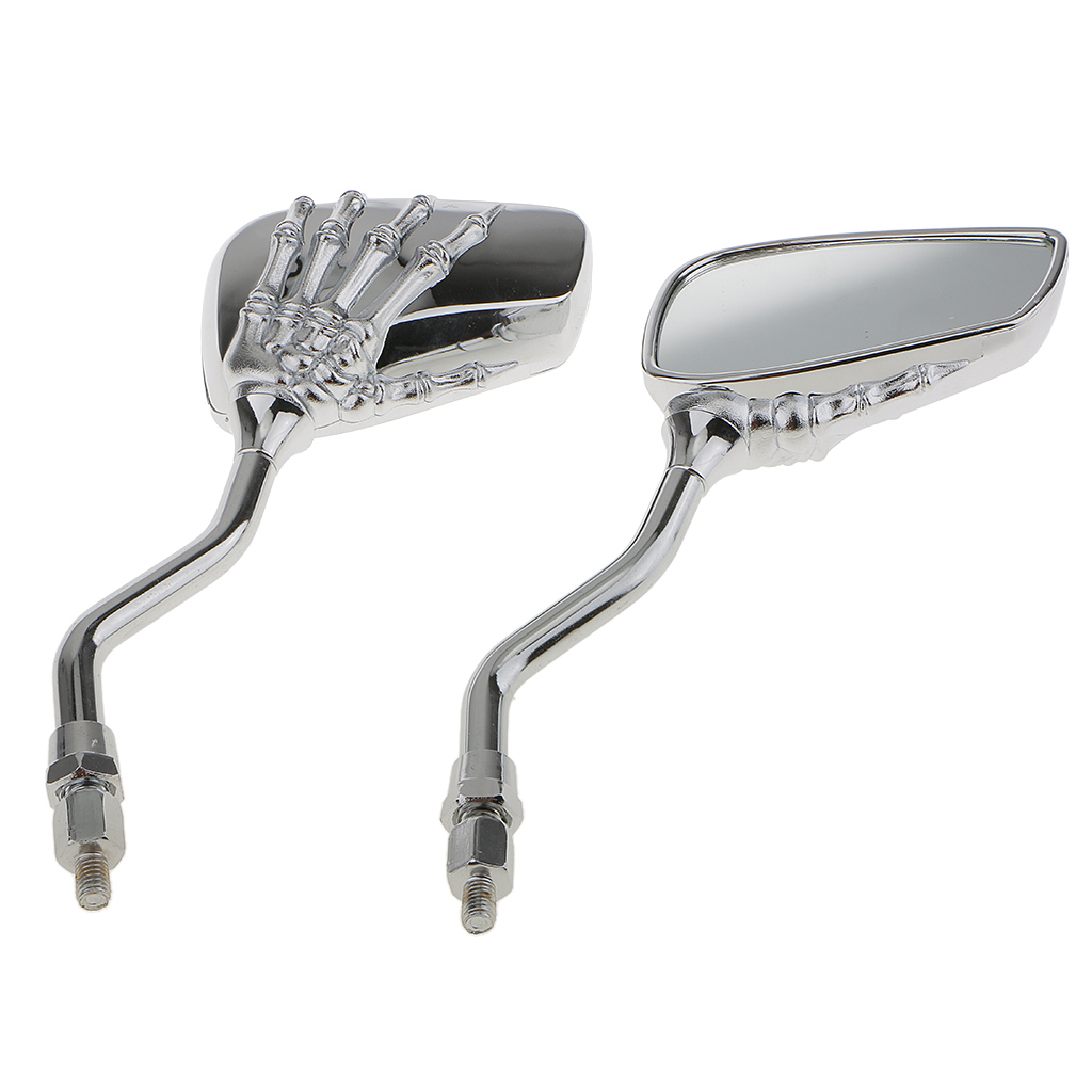 Motorcycle Bike Scooter Skull Hand Rear View Side Mirrors 8mm 10mm  Walmart Canada