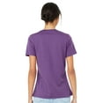 thumbnail image 3 of Bella & Canvas B86906428 Women Relaxed Jersey T-Shirt, Royal Purple - 3XL, 3 of 5