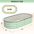 thumbnail image 2 of Large Metal Planter Box with Open-Ended Design, Easy Assembly, Durable for Outdoor Gardening, Vegetables, Flowers & Herbs, 2 of 9