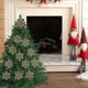 thumbnail image 3 of 12 piezas de adornos navideños de 10 cm, copos de nieve de plástico, decoración para árbol de Navidad, copos de nieve huecos, colgantes., 3 of 6