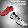 thumbnail image 2 of Zapatillas de ciclismo para hombre Zapatillas de ciclismo de carretera Zapatillas de spinning con ta Abanopi Zapatillas de ciclismo, 2 of 7