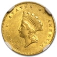 thumbnail image 2 of $1 Indian Head Gold Dollar Type 2 MS-61 NGC/PCGS, 2 of 3