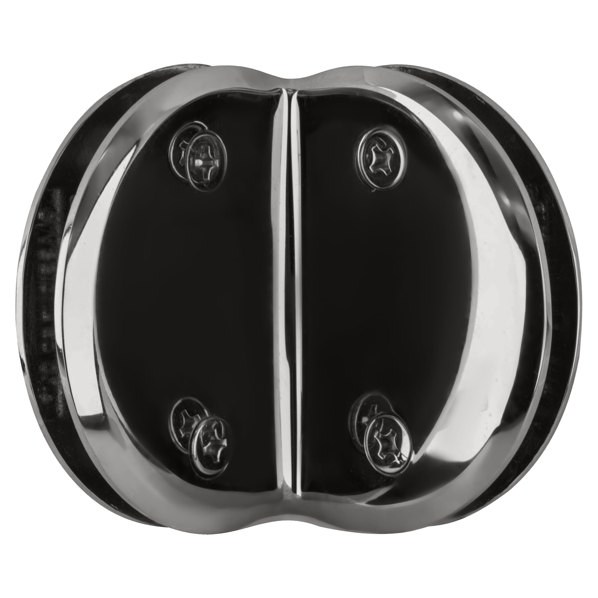 CRL CL090CH Polished Chrome Classique Series Glass-to-Glass Bracket