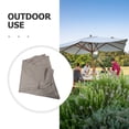 thumbnail image 3 of OUNONA Khaki Replacement Umbrella Canopy Top with Windproof Polyester Cover for Outdoor Patio, 3 of 7