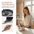 thumbnail image 4 of Axidou Silicone Cooking Utensils Set - 12 Pcs Silicone Kitchen Utensils for Non-Stick Cookware, 446°F Heat Resistant, BPA Free Kitchen Gadgets Tools with Holder, Dishwasher Safe (Black), 4 of 8