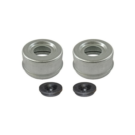 E-Z Lube Grease Caps With Rubber Plugs - Pair