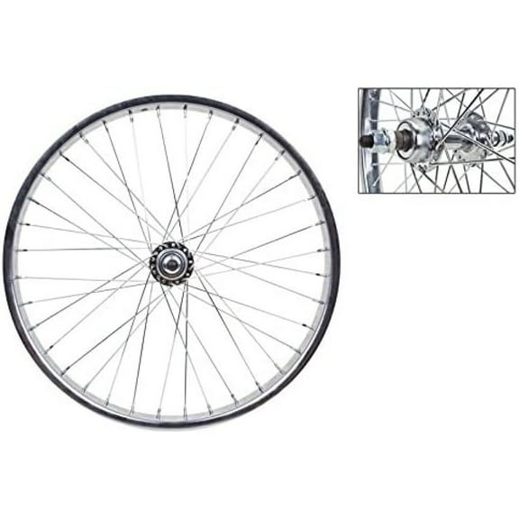 Wheel Master Rear Wheel, 20" x 1.75, 36H, Steel, Bolt On, Silver