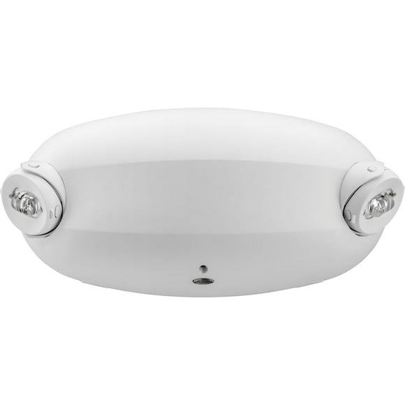 Lithonia Lighting Quantum LED Emergency Lights for Business, Aimable Emergency Light, Manual Testing, 220 Lumens, White (ELM2L M12)