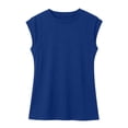 thumbnail image 4 of Royisotas Womens Summer Tops Trendy Short Sleeve T Shirts Crew Neck Womens Shirts Fashion Casual, 4 of 9
