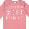 thumbnail image 4 of Inktastic I Love You Most Ardently Austen Girls Long Sleeve Baby Bodysuit, 4 of 5