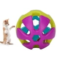 thumbnail image 3 of Rattle Cat Bell Ball, Cat Chasing Rattle Cat Toy Ball Con Bell Juguetes Interactivos Para Gatos Para Estimular La Caza Natural Del Gato, 3 of 7