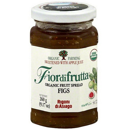 Fiordifrutta Organic Fig Fruit Spread, 9.17 oz (Pack of 6)