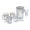 Clear, variant on COM1950s Large Capacity Refrigerator Pitcher with Cups Set, Plastic Cold Brew Iced Tea Pitcher for Fridge, Clear Drink Pitcher for Home Kitchen and Outdoor Gatherings