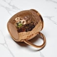thumbnail image 6 of Peekdee Copper Mule Mug 400 ML Hammered Designed Ayurvedic Drinking Glass Health Benefits Tumbler Pack of 1, 6 of 7