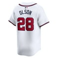 thumbnail image 3 of Men's Nike Matt Olson White Atlanta Braves Home Limited Player Jersey, 3 of 3