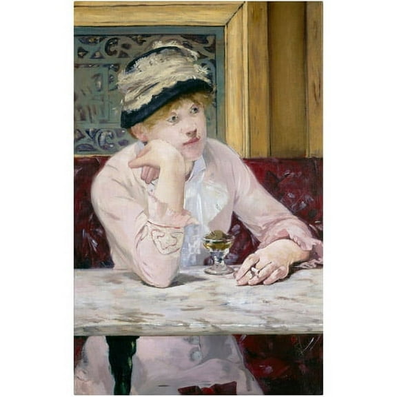 Trademark Fine Art "Plum Brandy" 1877 Canvas Art by Edouard Manet
