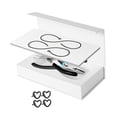 thumbnail image 4 of Kit de pulsera permanente, fabricación de pulseras para parejas, regalos informales, pulsera cerrada DIY para compromiso, Día de San Valentín, familia 1 par negro, 4 of 8