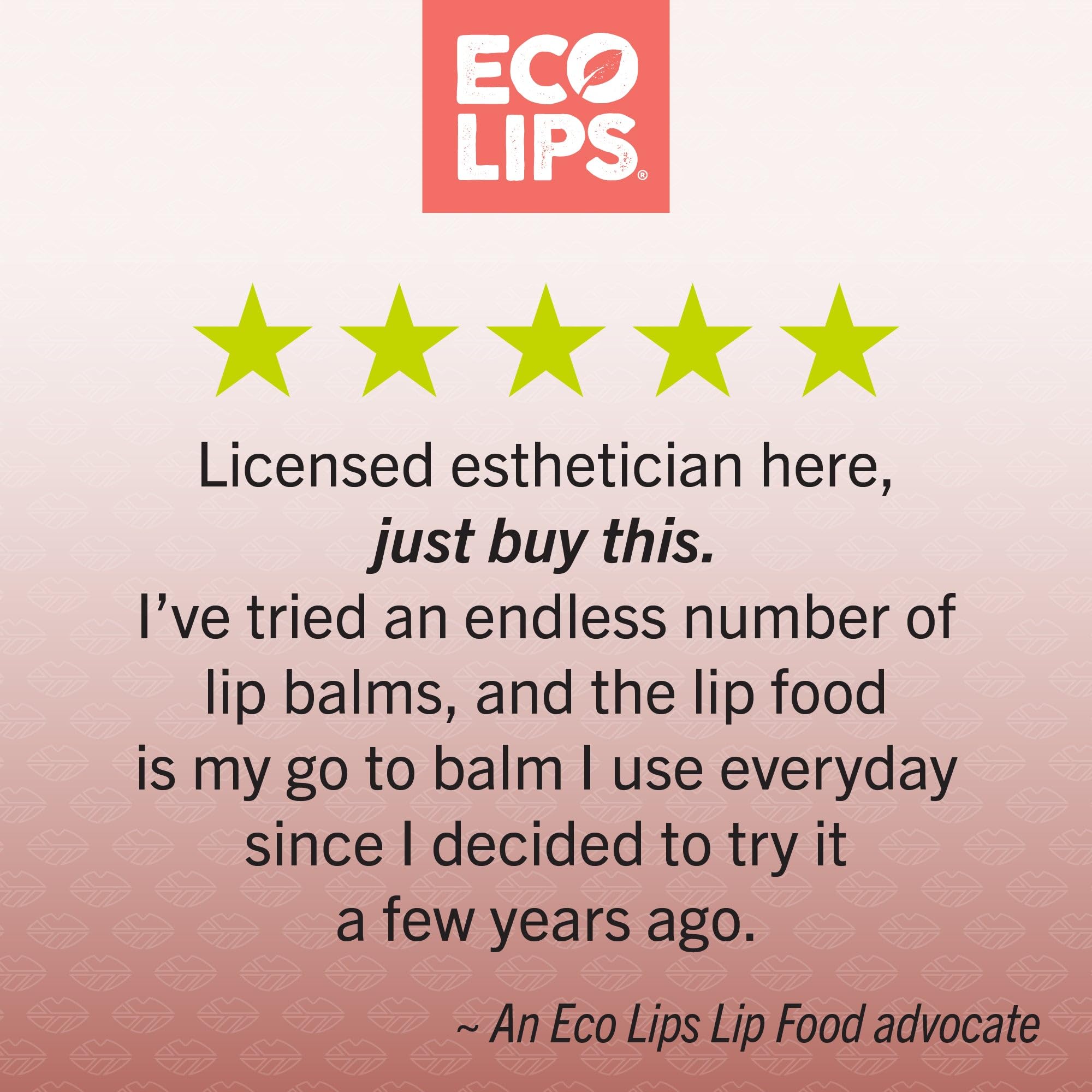 (Pack Of 15) Eco Lips Lip Balm Lip Food Plump 0.15 Oz