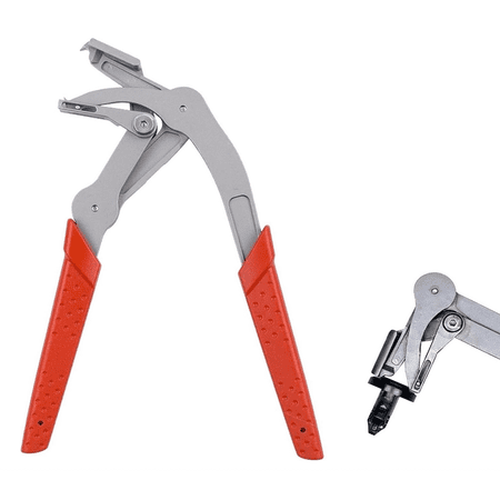 Fastener Clip Removal Pliers Car Trim Removal Tool Multi-use Automotive Clip Pliers for Effortless Plastic Clip & Rivet Disassembly (1Pc)