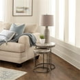 thumbnail image 3 of Bowery Hill Modern / Contemporary Nesting Tables in Pewter Finish, 3 of 12