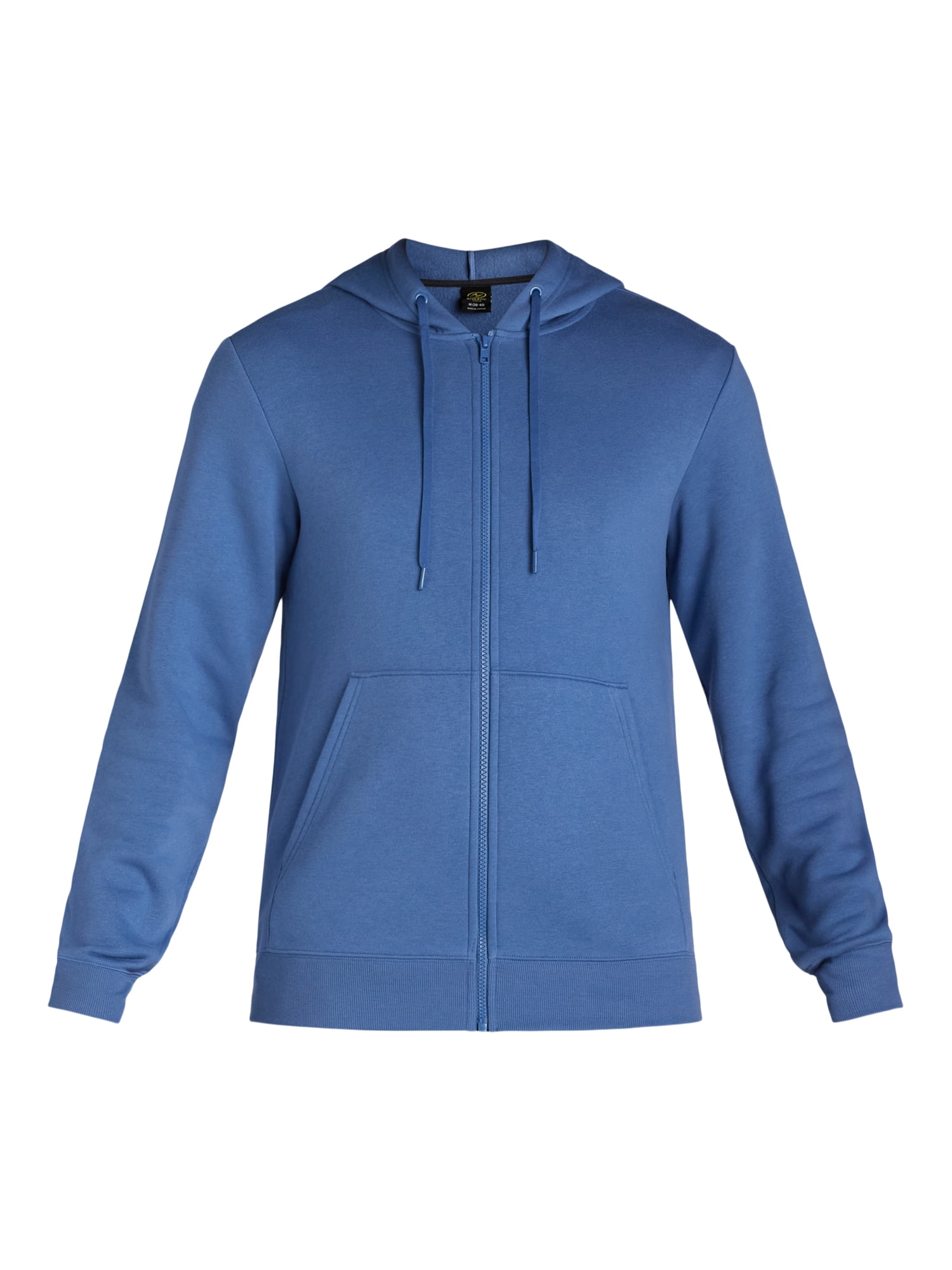 Athletic Works Men's and Big Men's Zip Up Fleece Hoodie Sweatshirt, Sizes S-5XLT