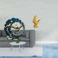 thumbnail image 2 of CoudarTitie Figurine Craft Knick Knack Resin Chicken Feng Shui Decor Home Decorations Rooster Statue Sculpture for House Bookshelf Living Room Indoor Desk Birthday Anniversaries Hotel, 2 of 8
