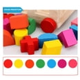 thumbnail image 4 of Juguete Clasificador De Formas Para Niños, Juguete De Madera Para Tirar A Lo Largo De La Forma Del Coche, Caja De Bloques A Juego Para Niños Speravity FN002153-00, 4 of 6