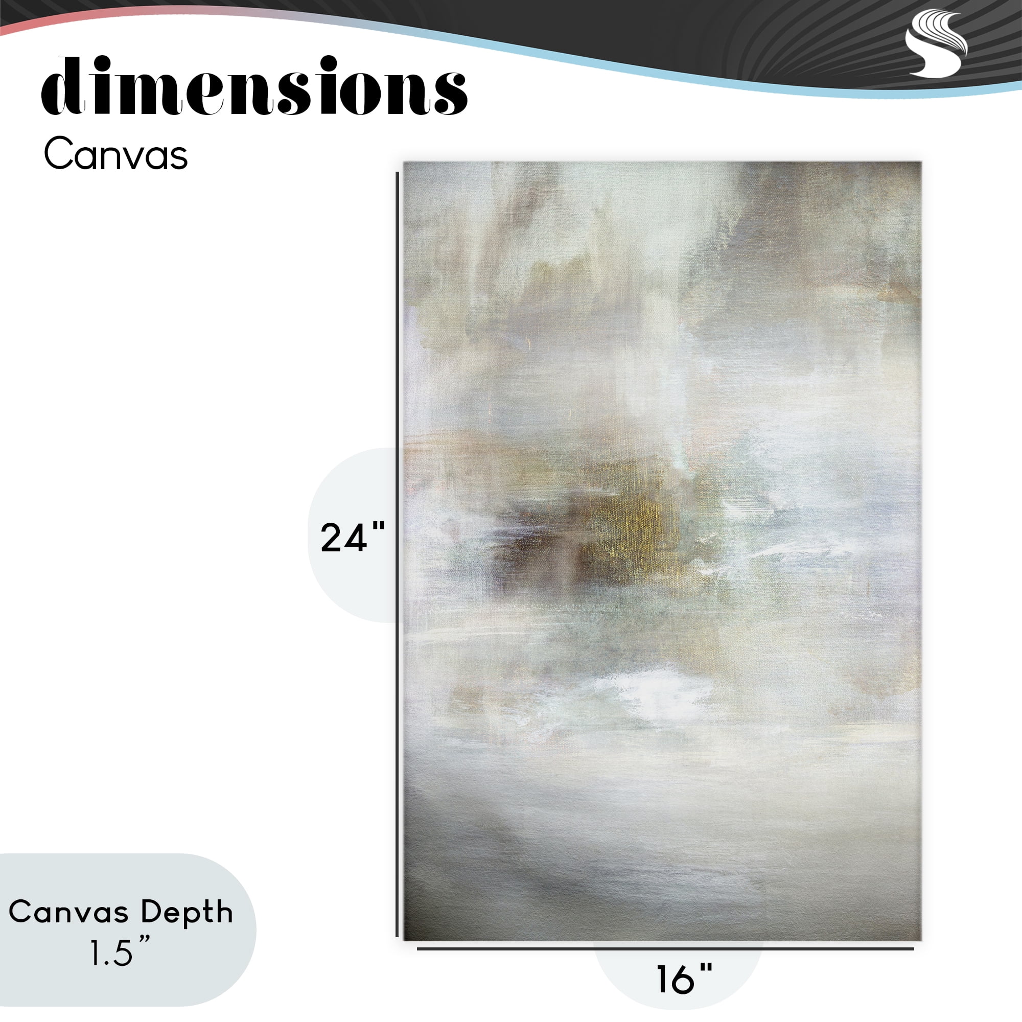 Stupell Industries Soft Haze of Subtle Light Canvas Wall Art, design by Hope Bainbridge