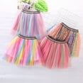 thumbnail image 4 of JIAYUE Carnival Skirt For Girls Rainbow Stars Tutu Mid-Length Ballet Dance Skirt For Toddler Kids 2 To 10 Years Lovely Party Casual Skirt, 4 of 5