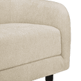 thumbnail image 3 of Bouclair Oatmeal Fabric and Metal Bench, 3 of 3