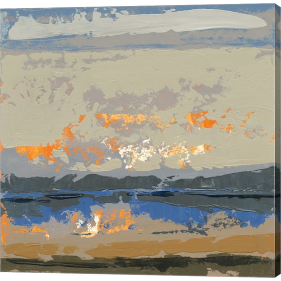 Great Art Now Evening Killala Bay by Grainne Dowling Canvas Wall Art