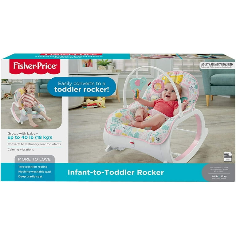 Fisher price pink bunny infant to toddler rocker cheap