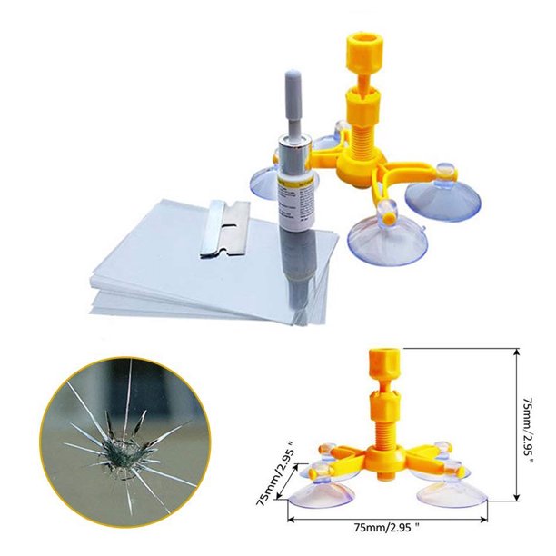 Reactionnx Windshield Repair Kit Windshield Crack Repair Kit with